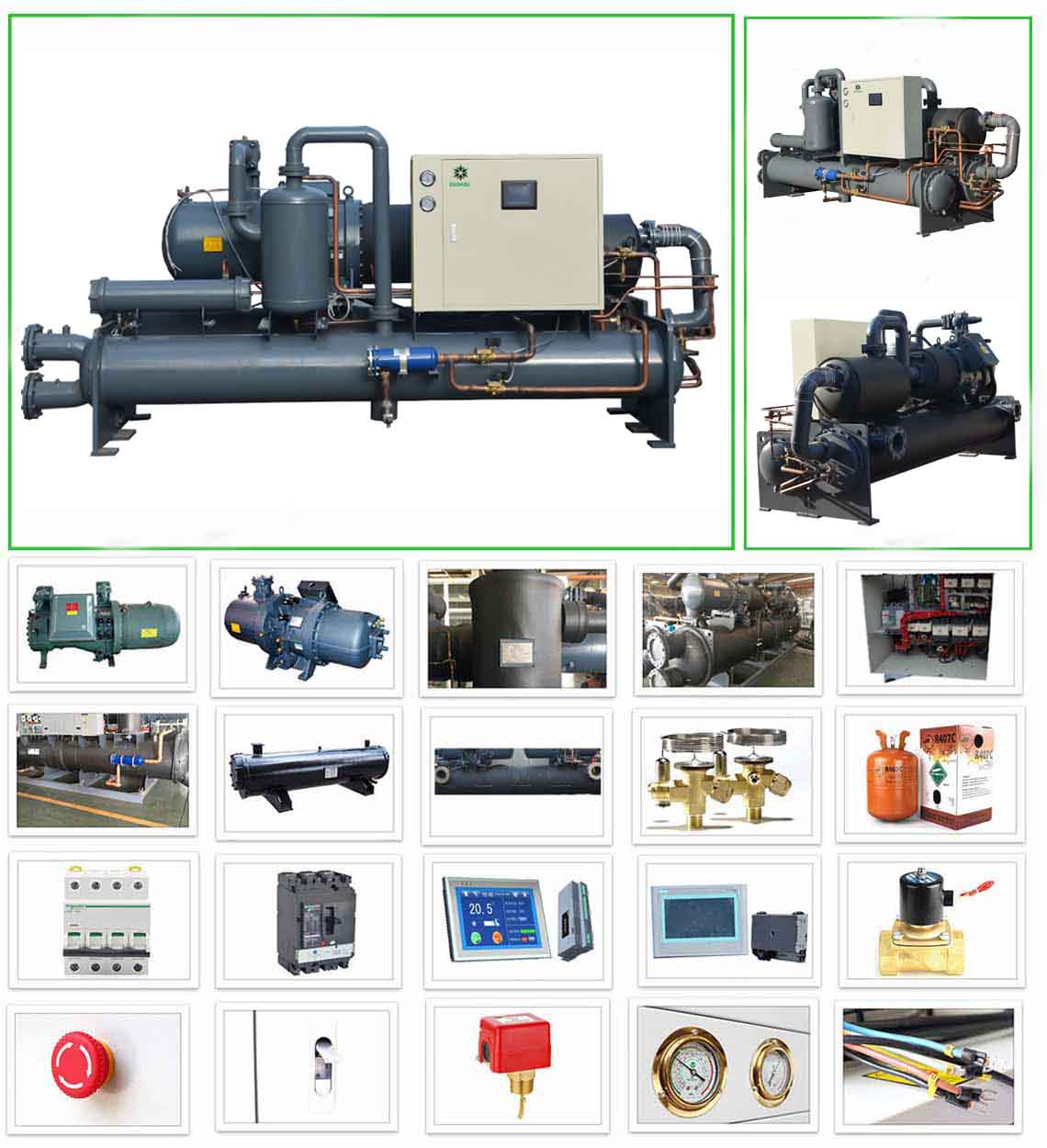 Screw chiller Plant