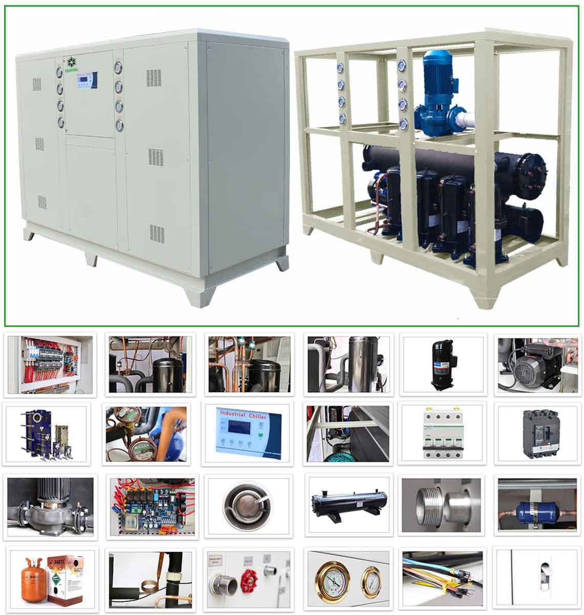 water cooled chiller refrigeration cycle