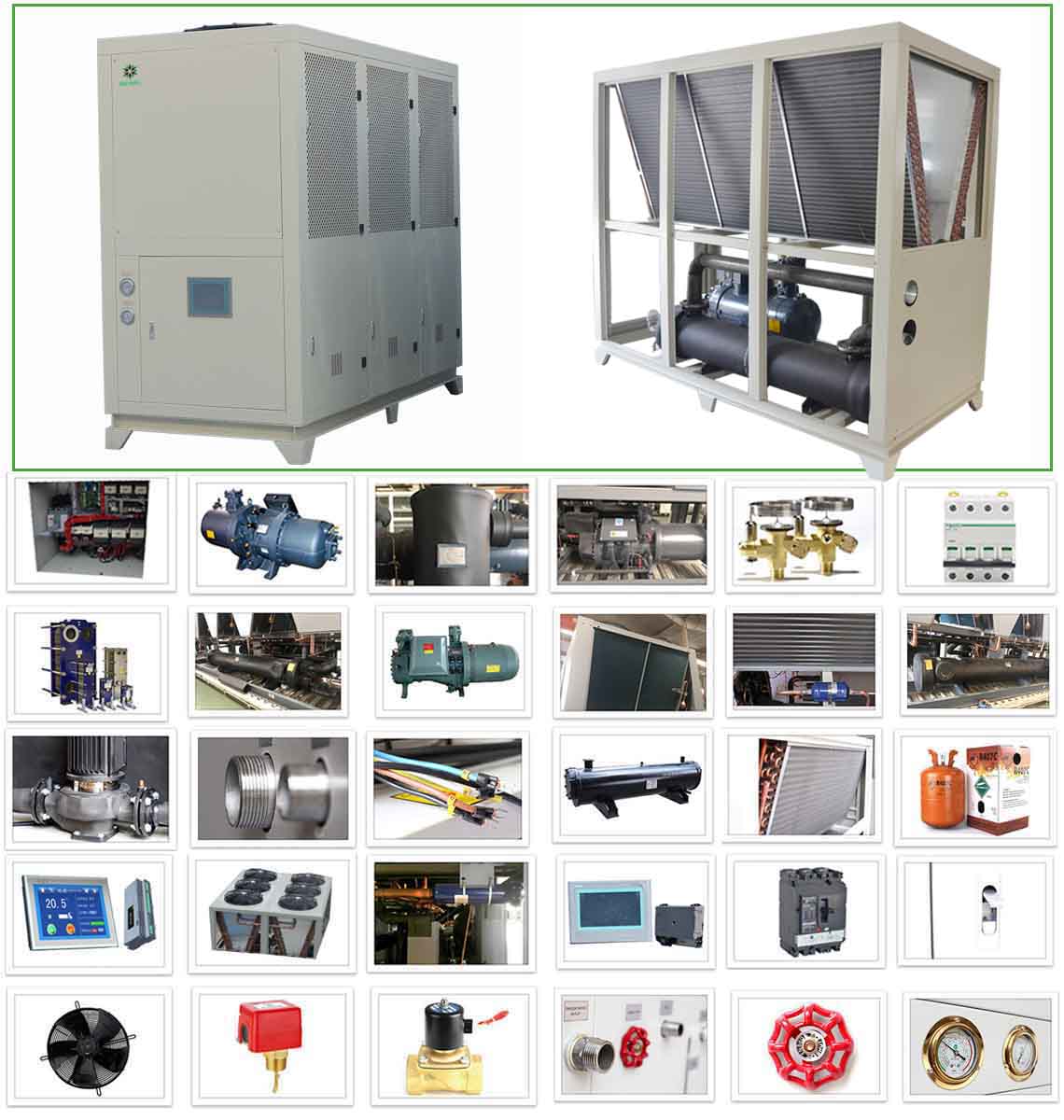 30 hp air cooled screw chiller 