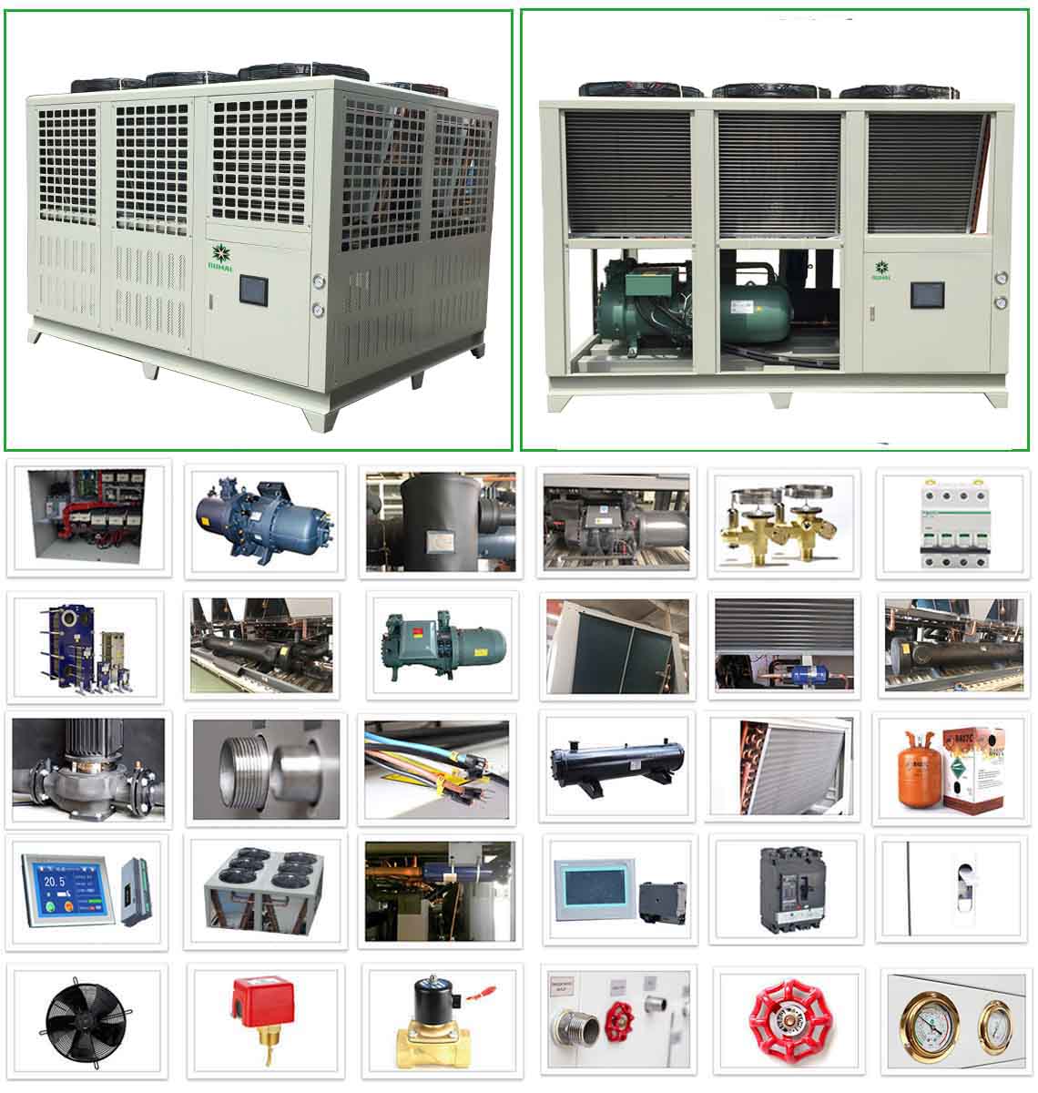 60 HP air cooled screw chiller 