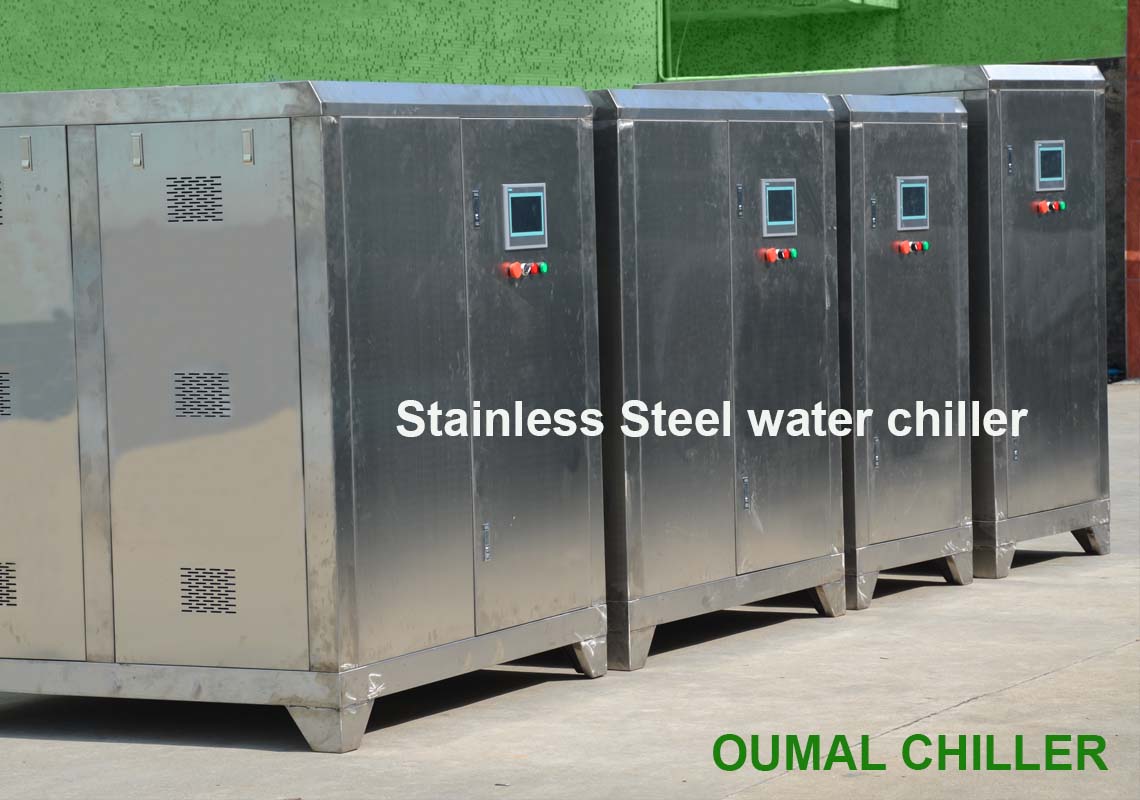 stainless steel water chiller for food industry