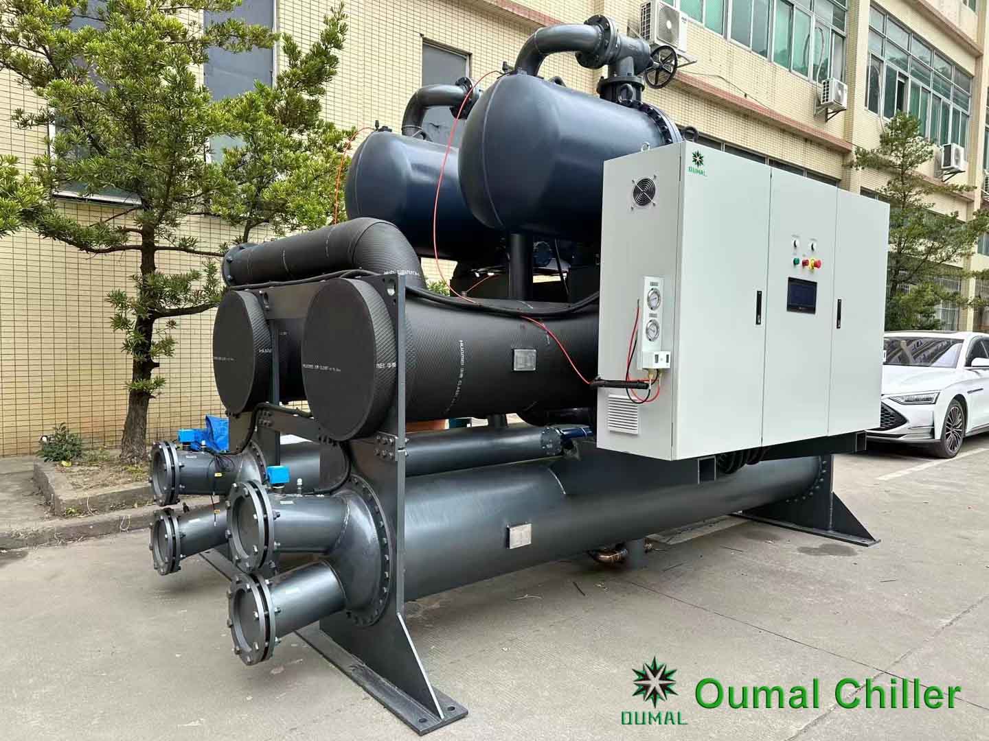 water cooled screw chiller cost 