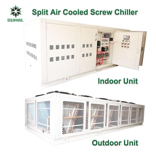 Split-System Air Cooled Screw Chiller and Condensing