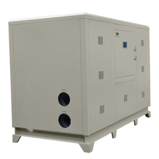 water cooled screw chiller with housing