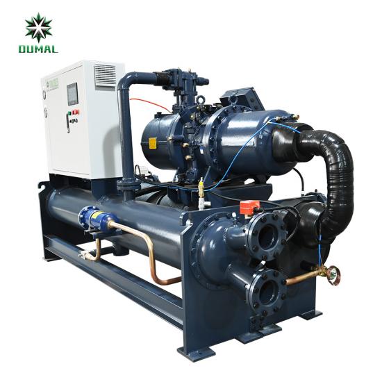 100 hp water cooled screw chiller