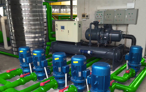 80HP Water Cooled Screw Chiller Solution for Plastic factory
