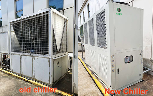 40TR Air cooled Scroll Chiller in Singapore 